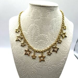 Liz Claiborne Gold Star Necklace Assorted Stars
